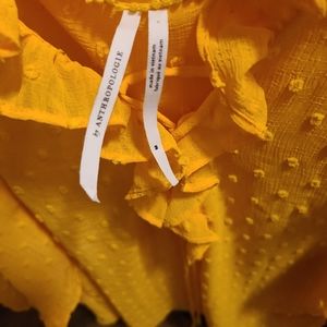 Anthropology Yellow Top